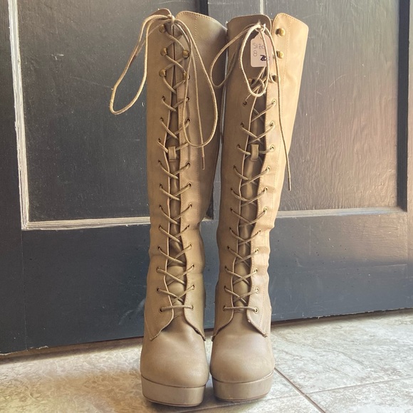 cierra tan knee high boots - Picture 4 of 13